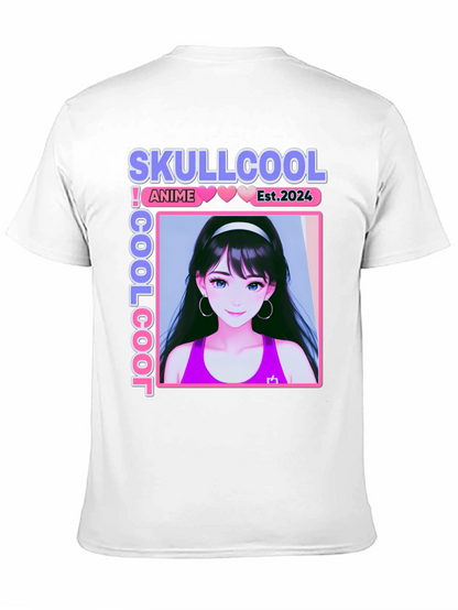 Skullcool Anime Girl Graphic T-Shirt - Est. 2024