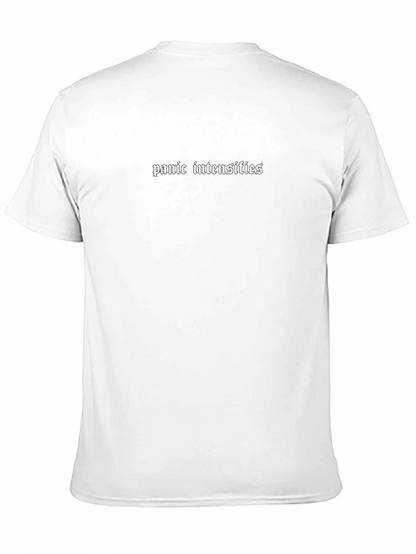 Panic Intensifies Graphic Tee - Soft Black Cotton T-Shirt