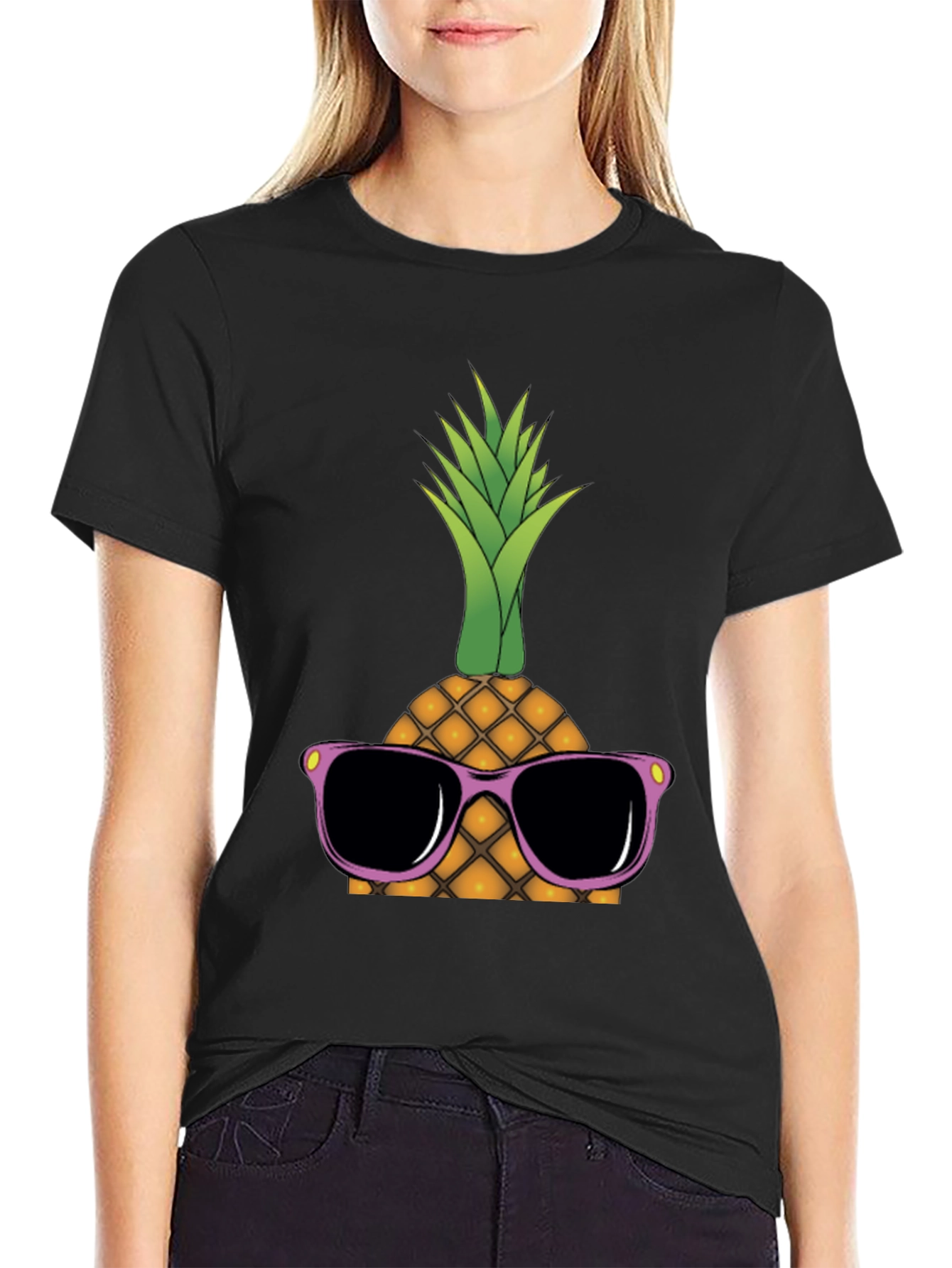 Cool Pineapple Graphic T-Shirt