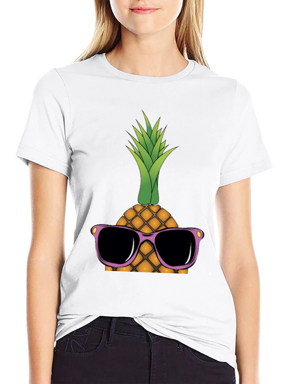 Cool Pineapple Graphic T-Shirt
