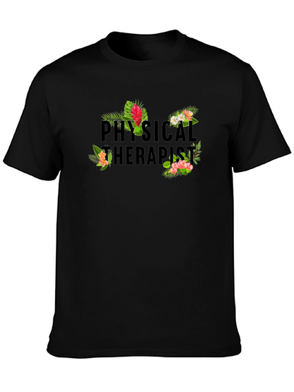 Physical Therapist Floral T-Shirt