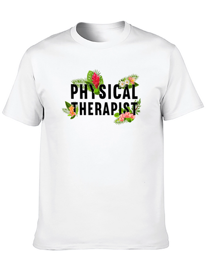 Physical Therapist Floral T-Shirt