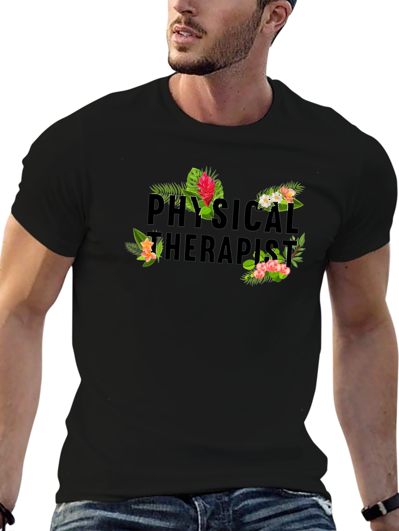 Physical Therapist Floral T-Shirt