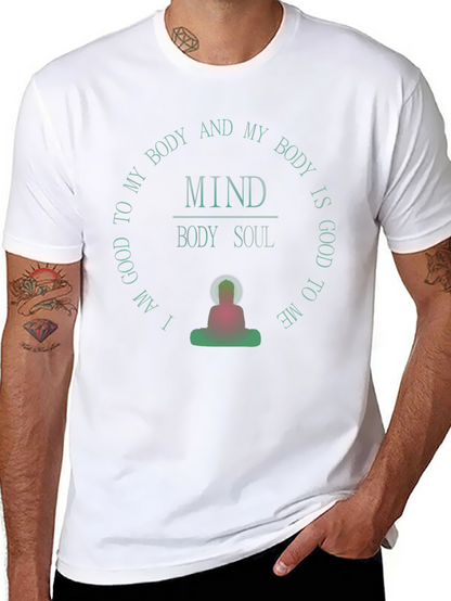 Mind Body Soul T-Shirt - Good Vibes