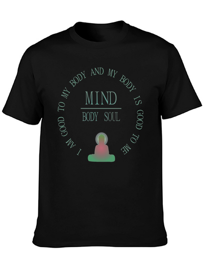 Mind Body Soul T-Shirt - Good Vibes