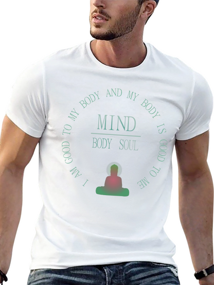 Mind Body Soul T-Shirt - Good Vibes