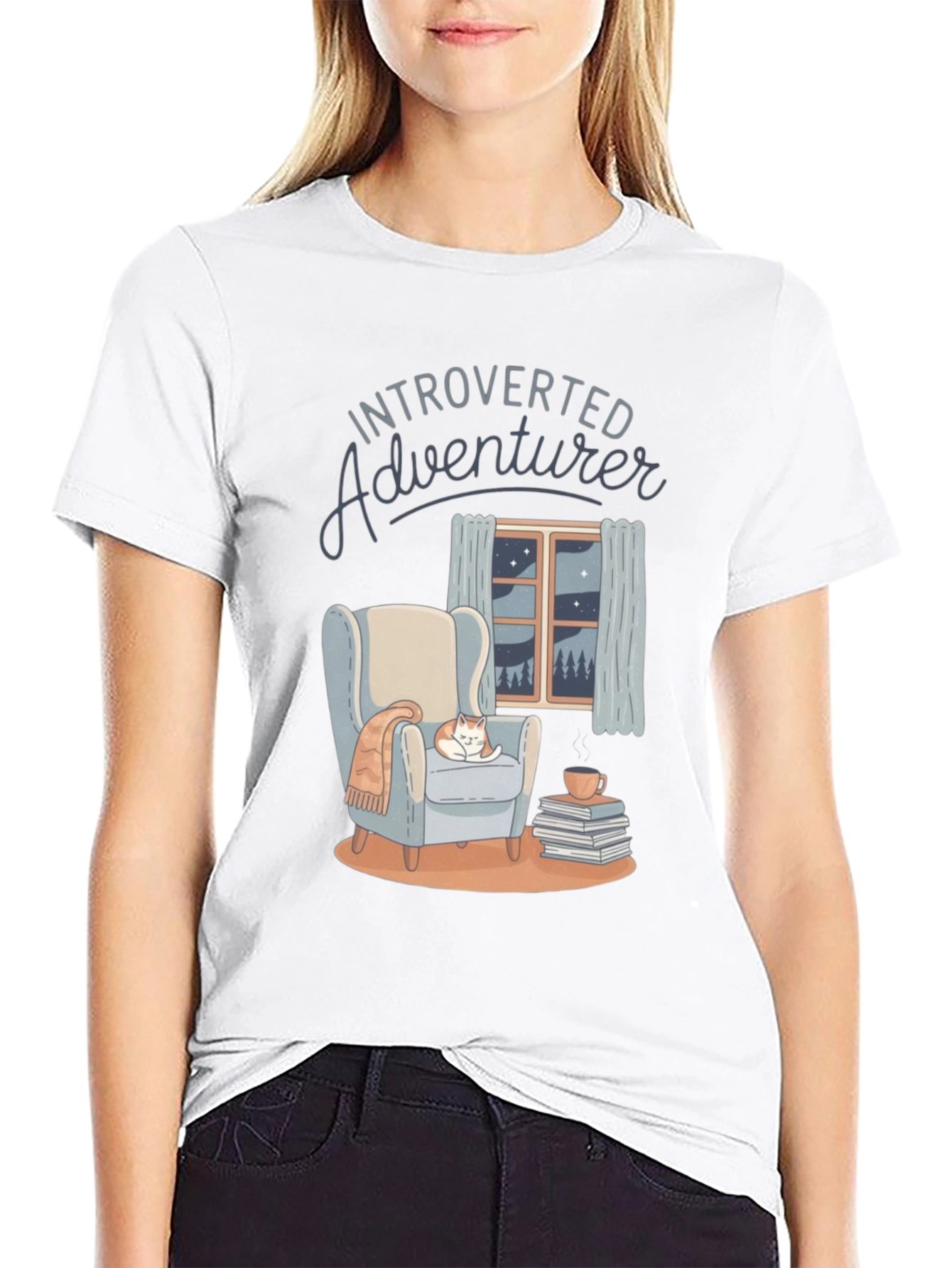 Introverted Adventurer Comfort Graphic Tee
