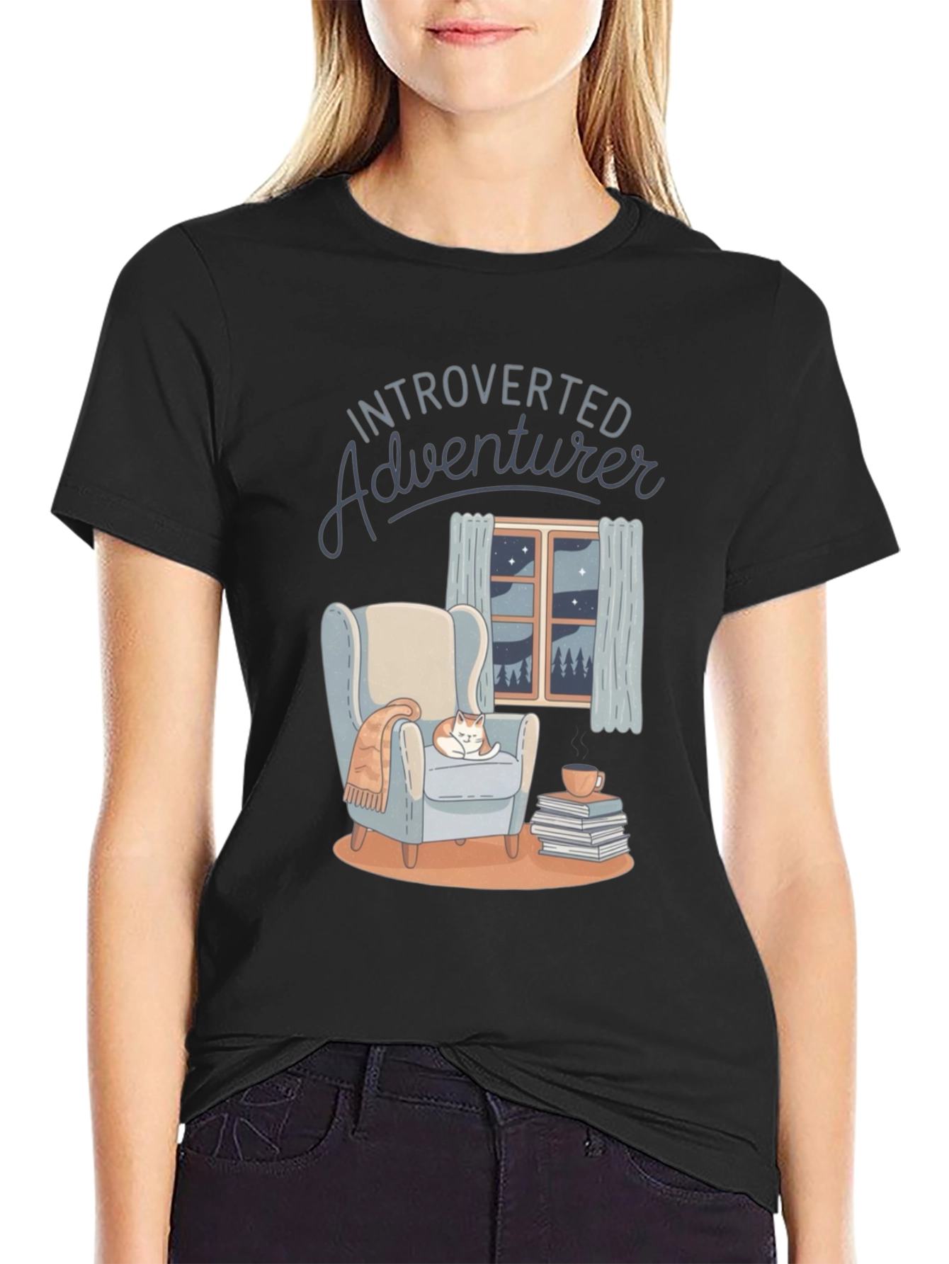 Introverted Adventurer Comfort Graphic Tee