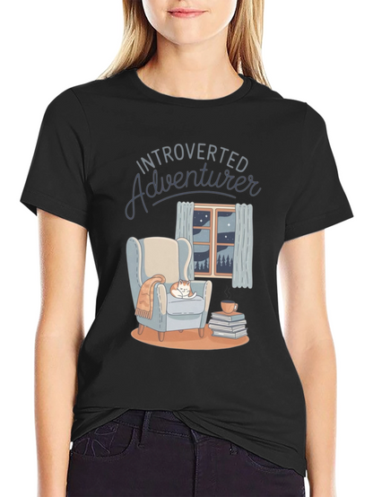 Introverted Adventurer Comfort Graphic Tee