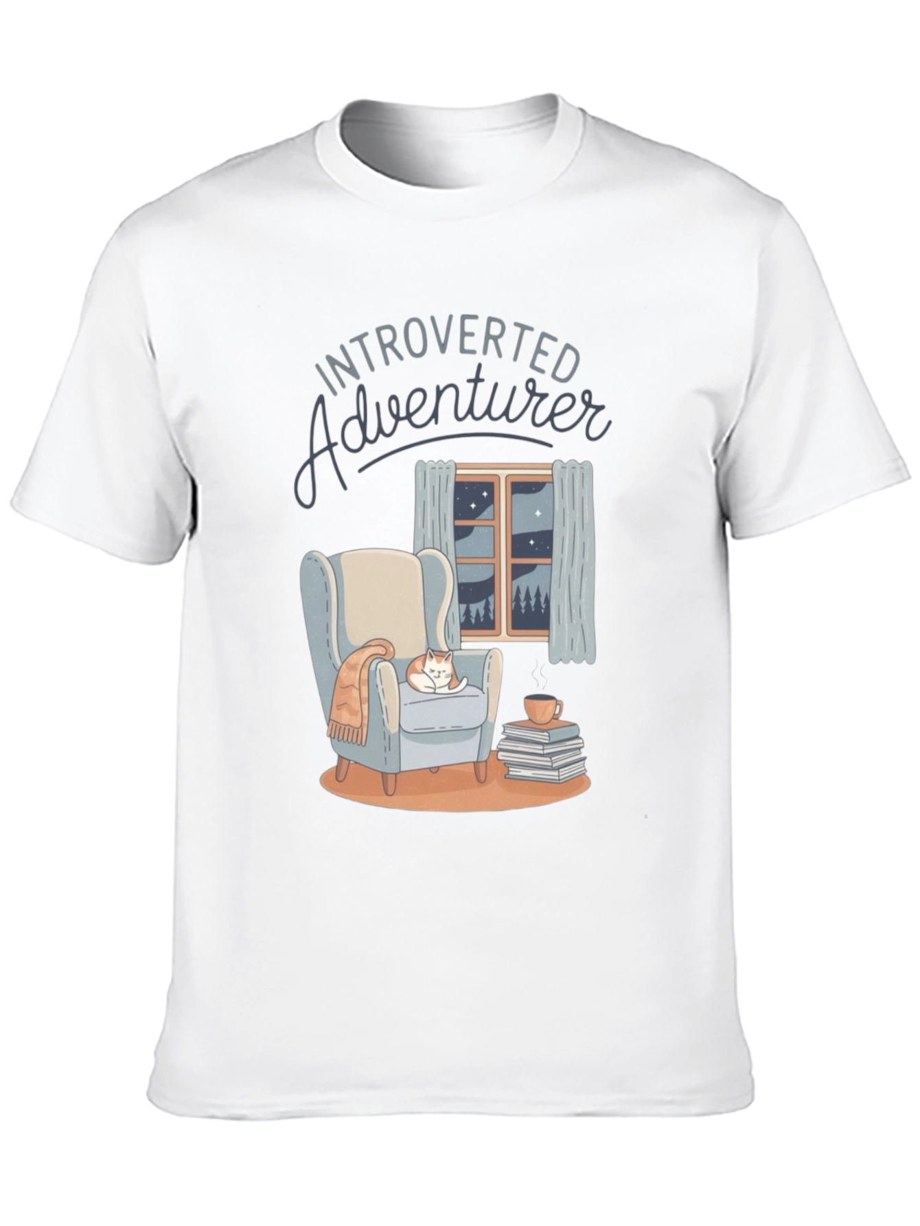 Introverted Adventurer Comfort Graphic Tee