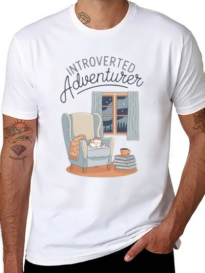 Introverted Adventurer Comfort Graphic Tee