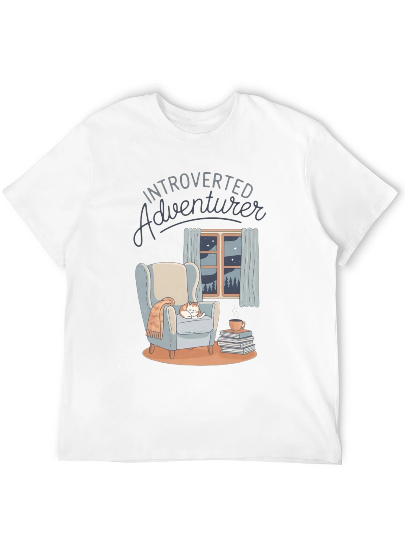 Introverted Adventurer Comfort Graphic Tee