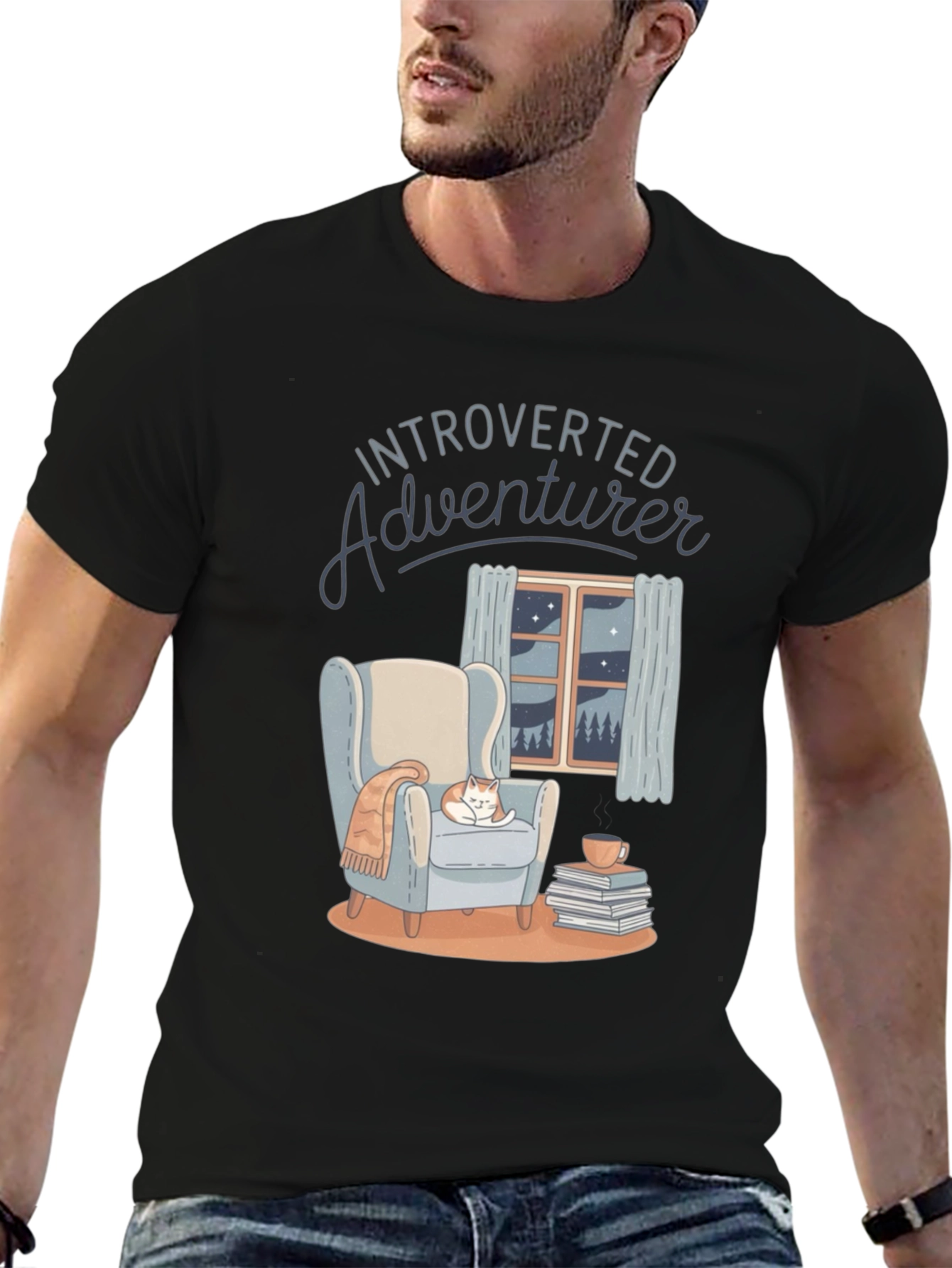 Introverted Adventurer Comfort Graphic Tee