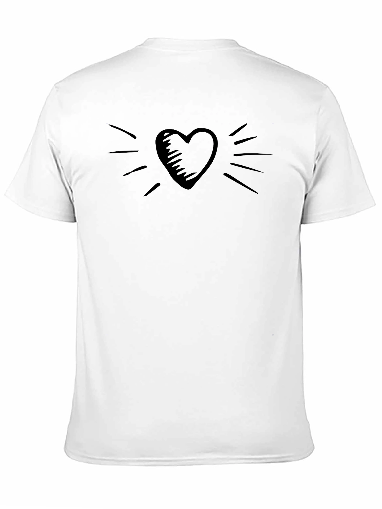 Heart Graphic T-Shirt - Stylish Casual Wear