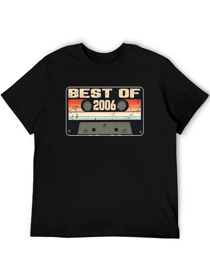Best of 2006 Cassette Tape Black T-Shirt