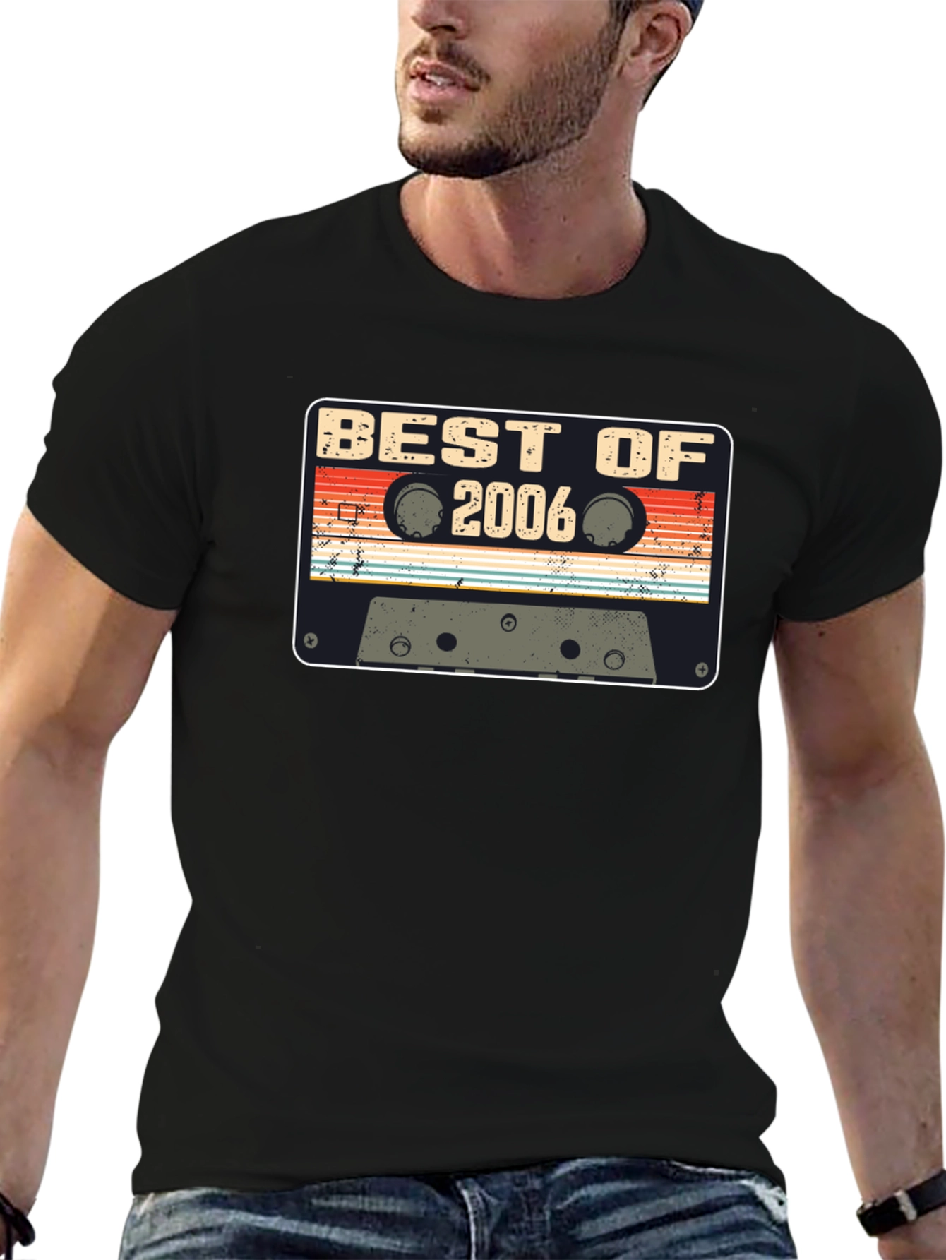 Best of 2006 Cassette Tape Black T-Shirt