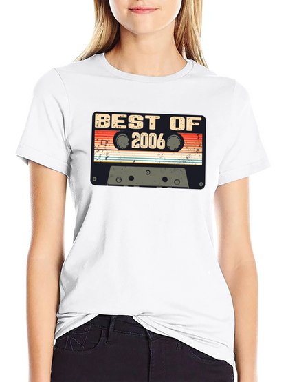 Best of 2006 Cassette Tape Black T-Shirt