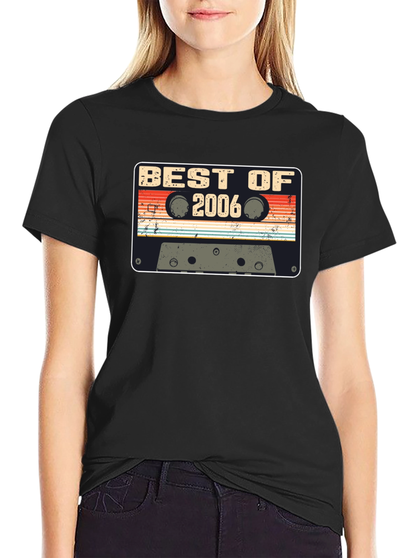 Best of 2006 Cassette Tape Black T-Shirt