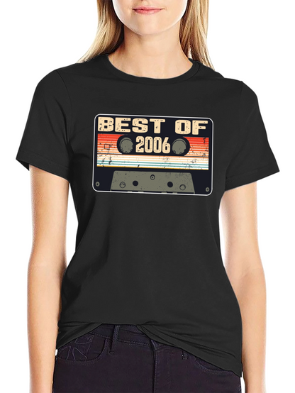 Best of 2006 Cassette Tape Black T-Shirt