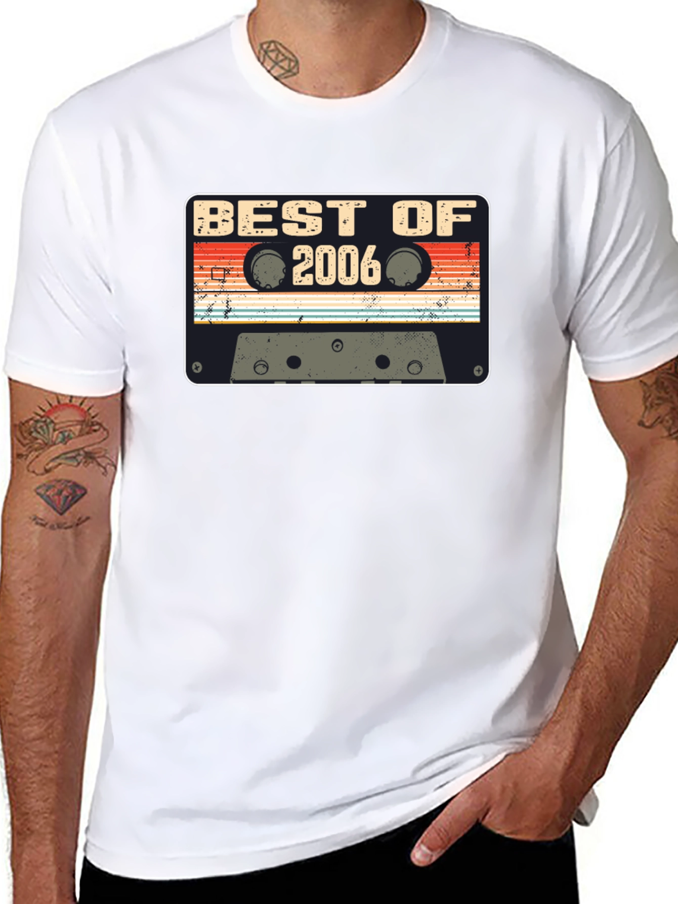 Best of 2006 Cassette Tape Black T-Shirt