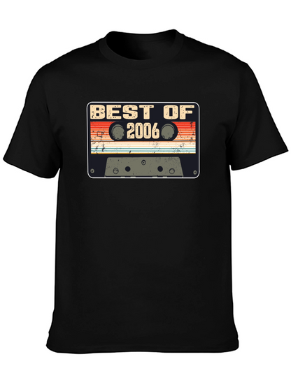 Best of 2006 Cassette Tape Black T-Shirt