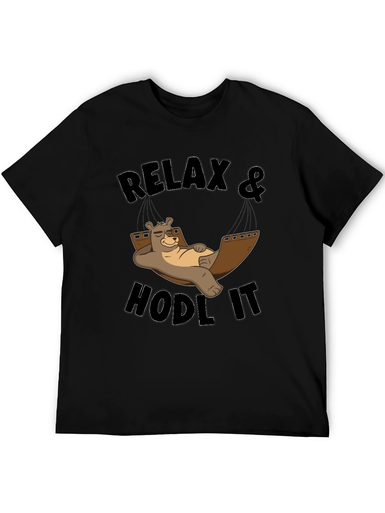 Relax & Hodl It Bear T-Shirt