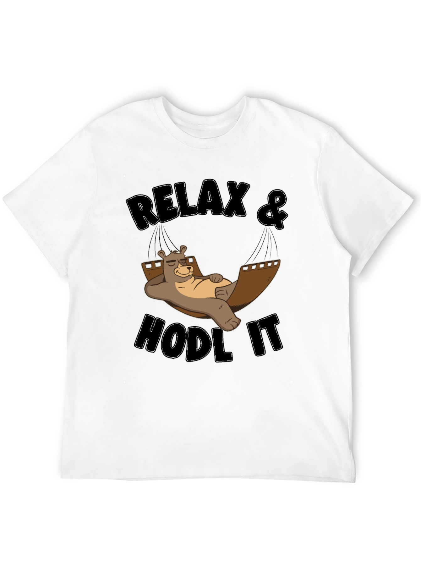 Relax & Hodl It Bear T-Shirt