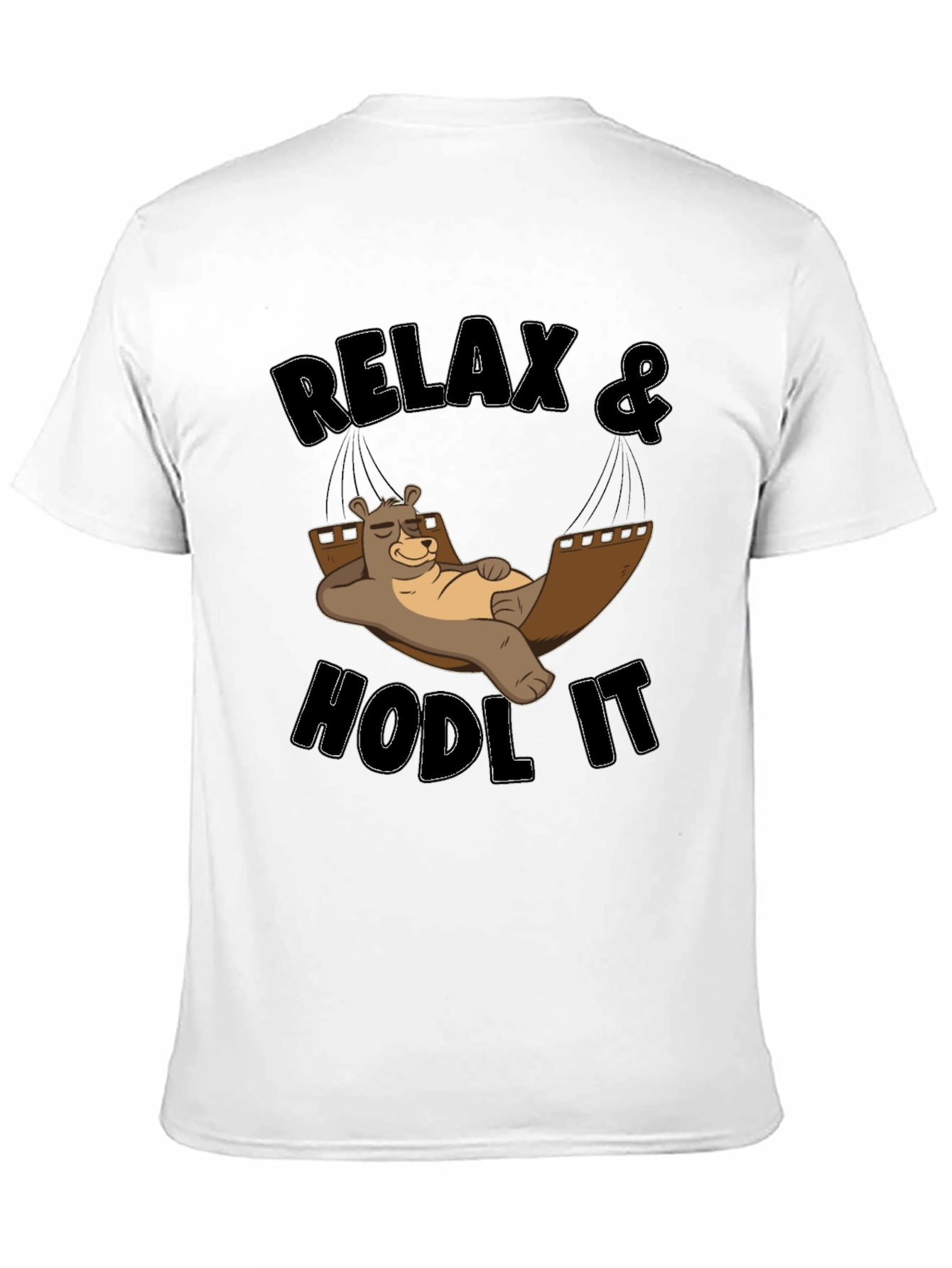 Relax & Hodl It Bear T-Shirt