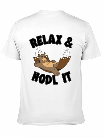 Relax & Hodl It Bear T-Shirt