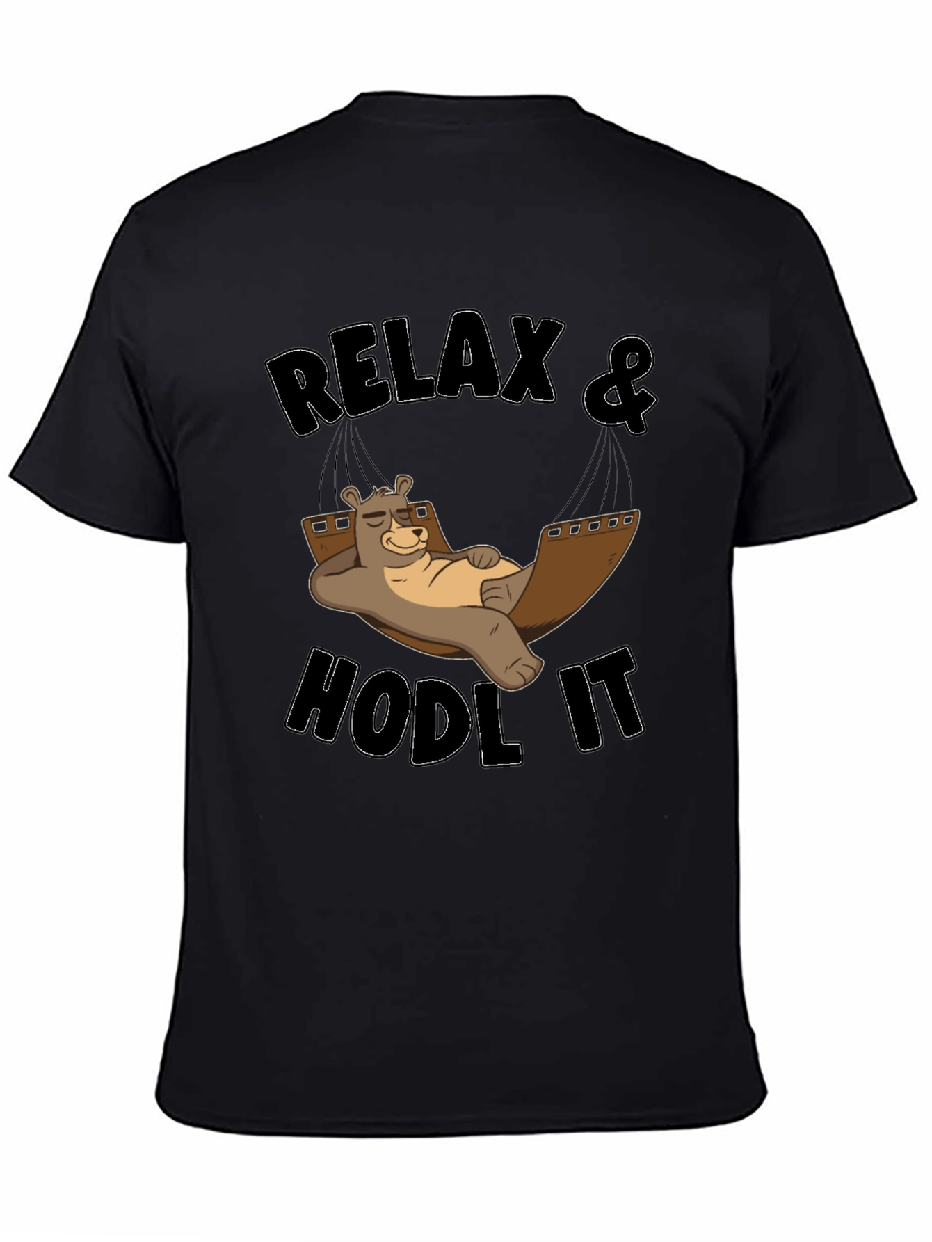 Relax & Hodl It Bear T-Shirt