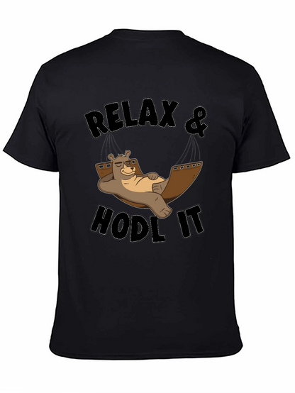 Relax & Hodl It Bear T-Shirt
