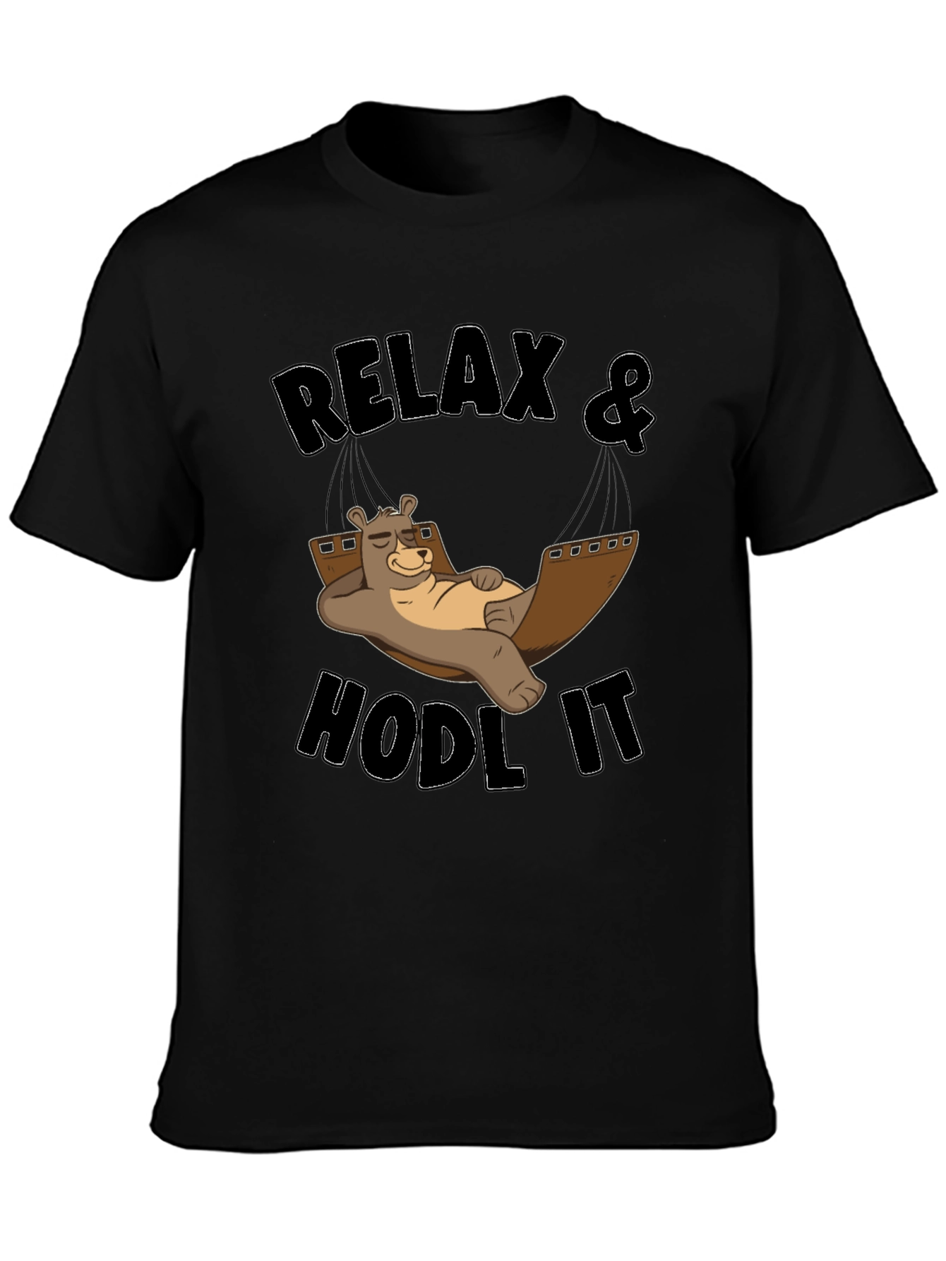 Relax & Hodl It Bear T-Shirt