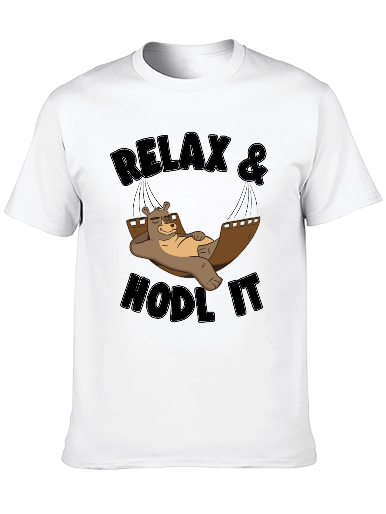Relax & Hodl It Bear T-Shirt