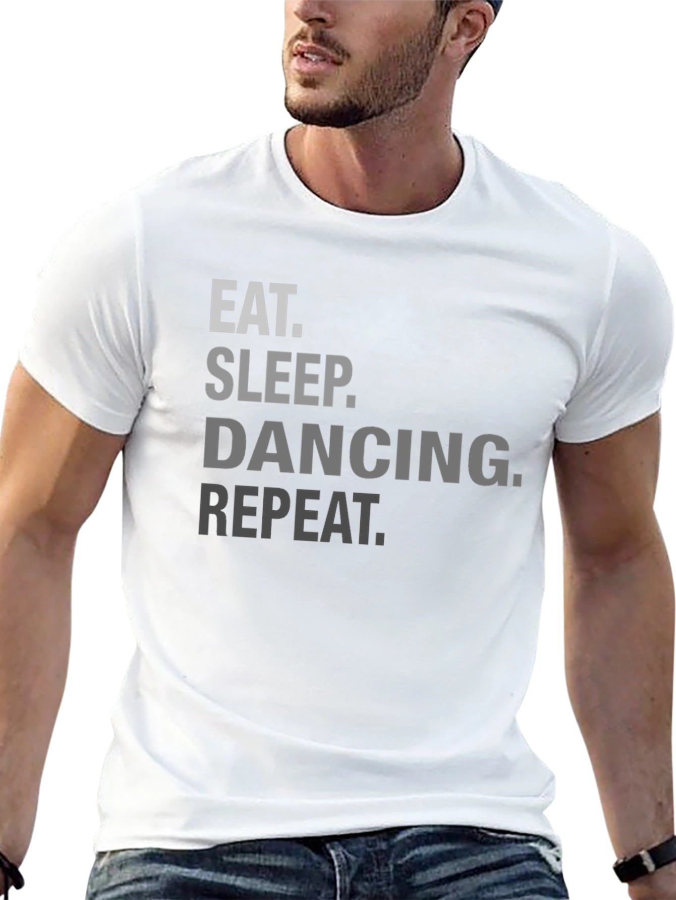 Eat Sleep Dancing Repeat Graphic T-Shirt