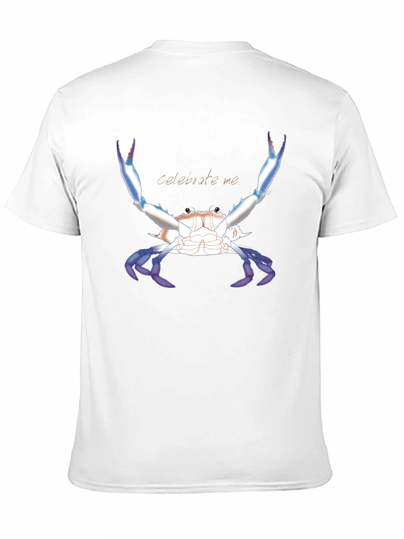 Celebrate Me Crab T-Shirt - Black