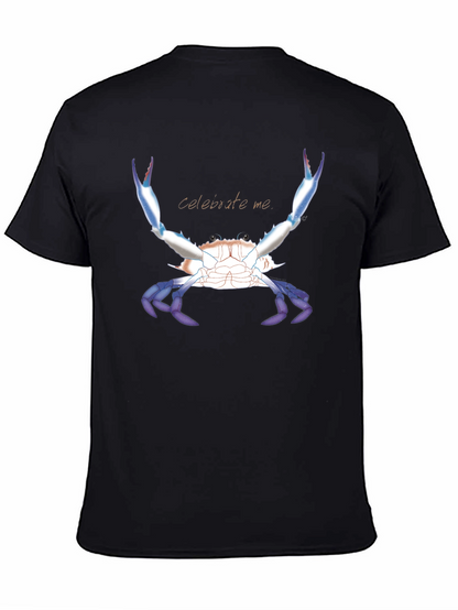 Celebrate Me Crab T-Shirt - Black