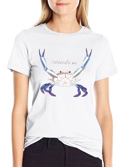 Celebrate Me Crab T-Shirt - Black