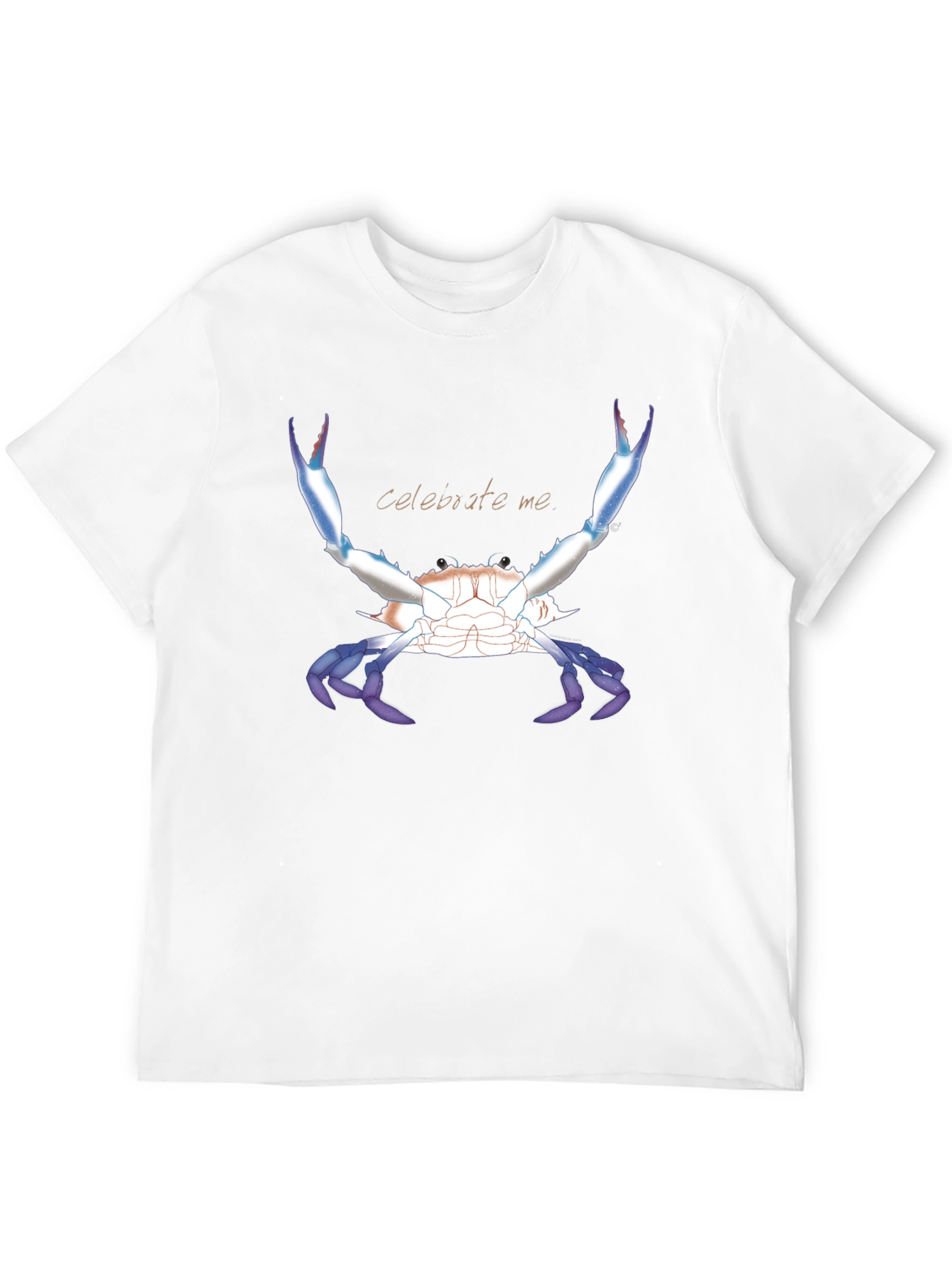 Celebrate Me Crab T-Shirt - Black