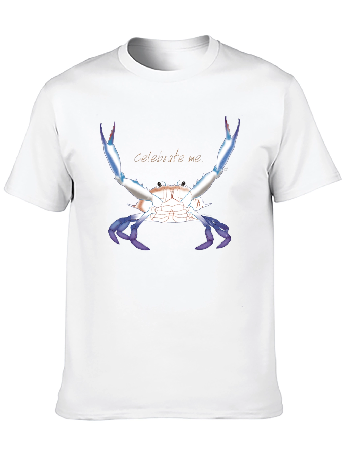 Celebrate Me Crab T-Shirt - Black