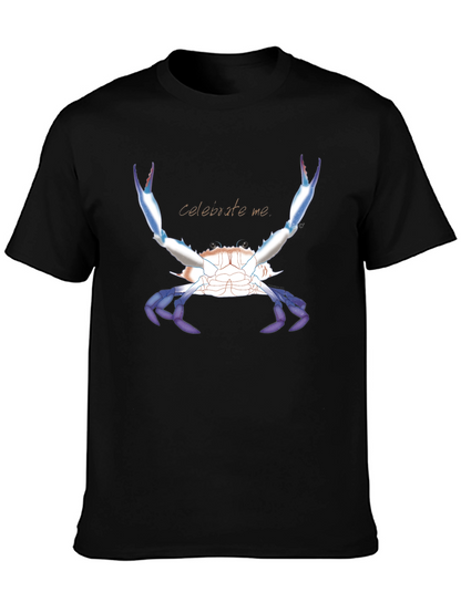 Celebrate Me Crab T-Shirt - Black