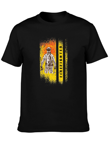 Firefighter Graphic Tee - Honor the Brave!