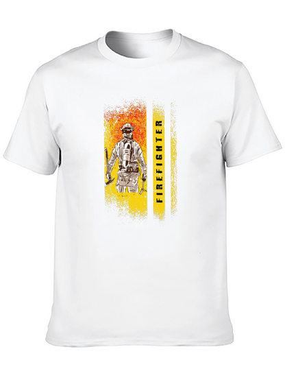 Firefighter Graphic Tee - Honor the Brave!