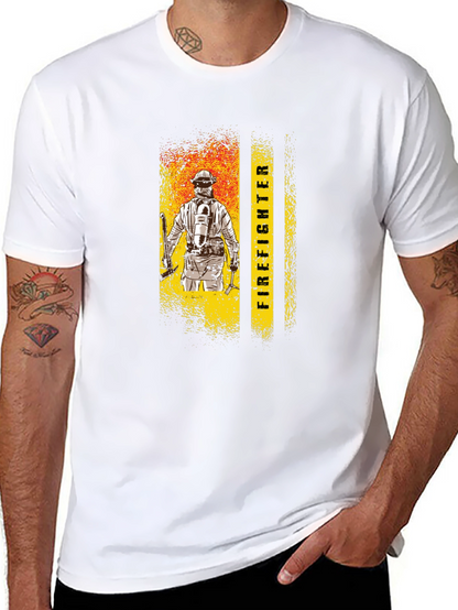 Firefighter Graphic Tee - Honor the Brave!