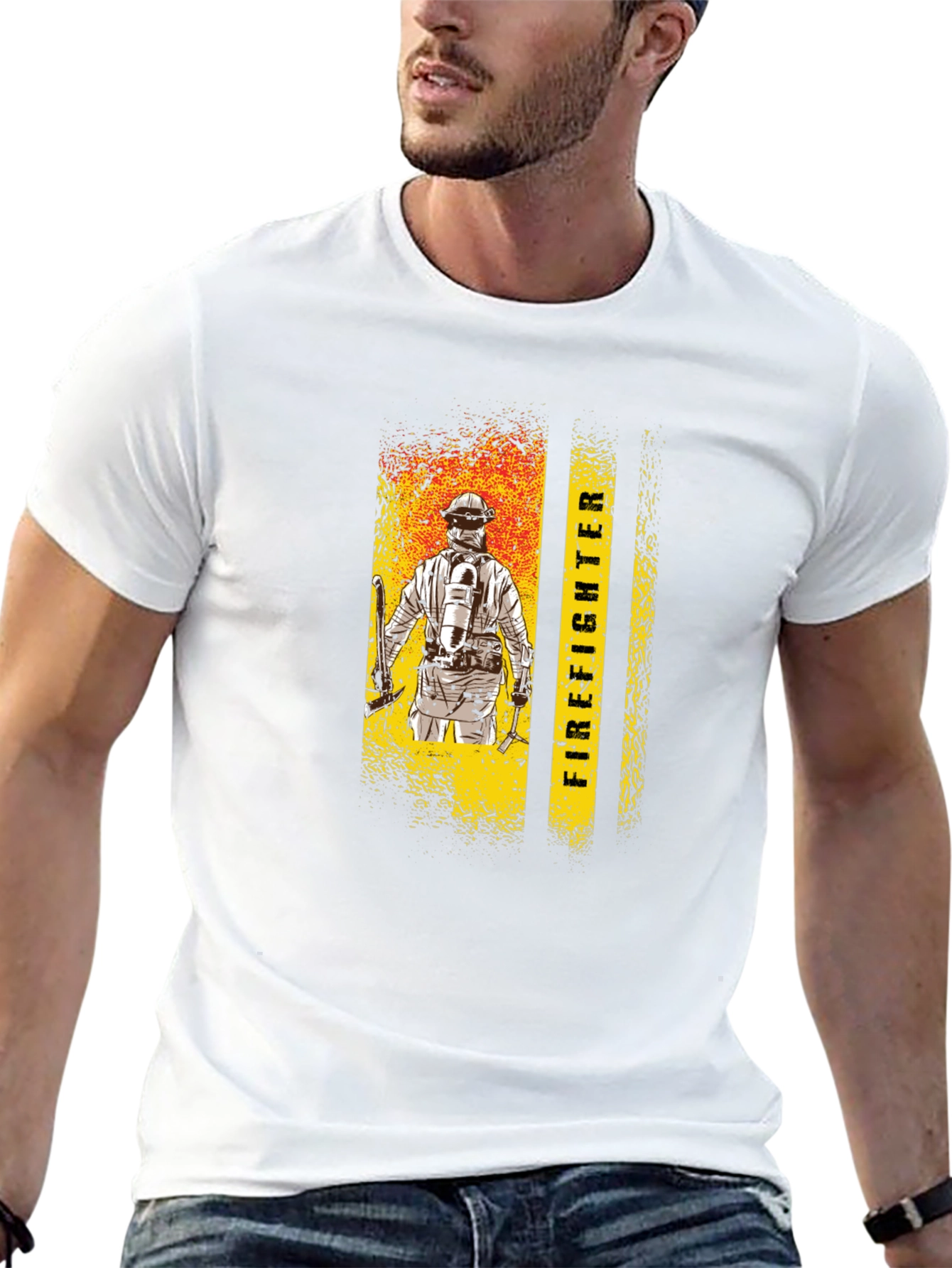 Firefighter Graphic Tee - Honor the Brave!