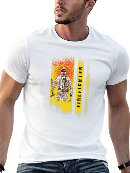 Firefighter Graphic Tee - Honor the Brave!