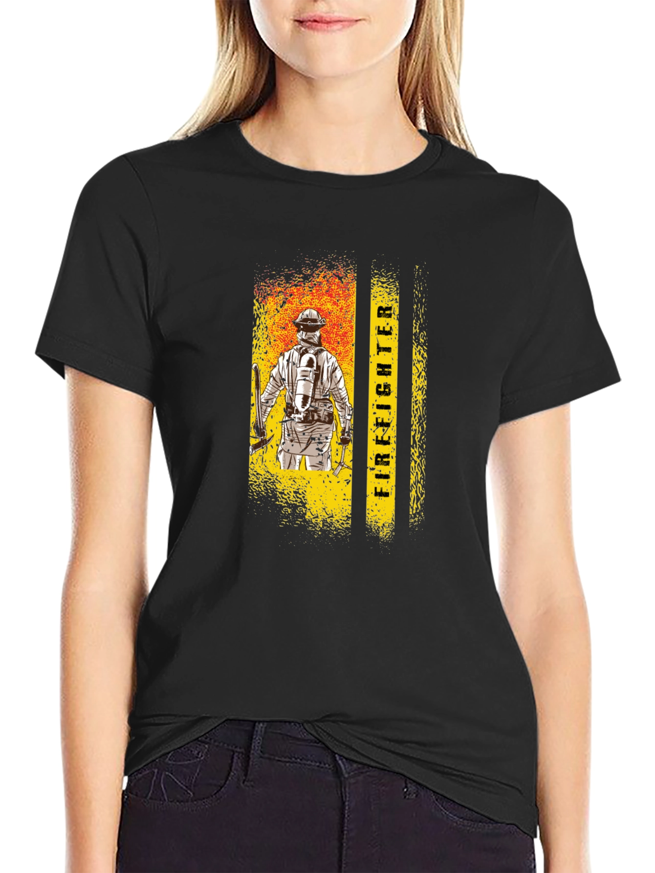 Firefighter Graphic Tee - Honor the Brave!