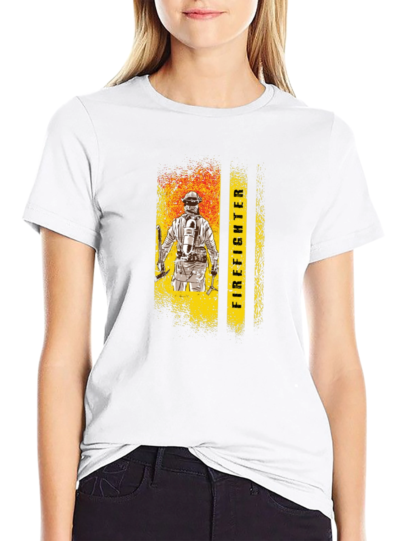 Firefighter Graphic Tee - Honor the Brave!