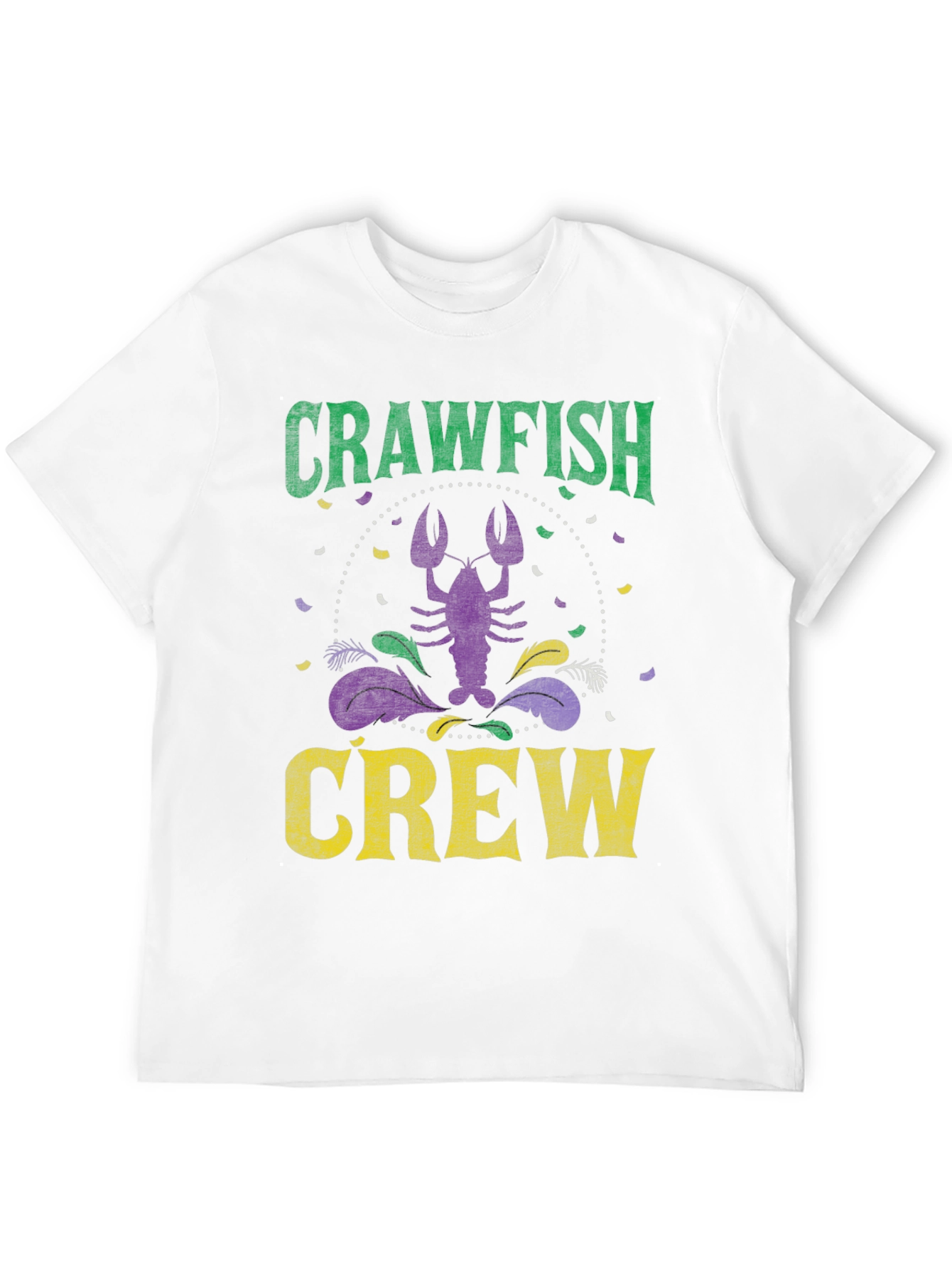 Crawfish Crew Mardi Gras T-Shirt