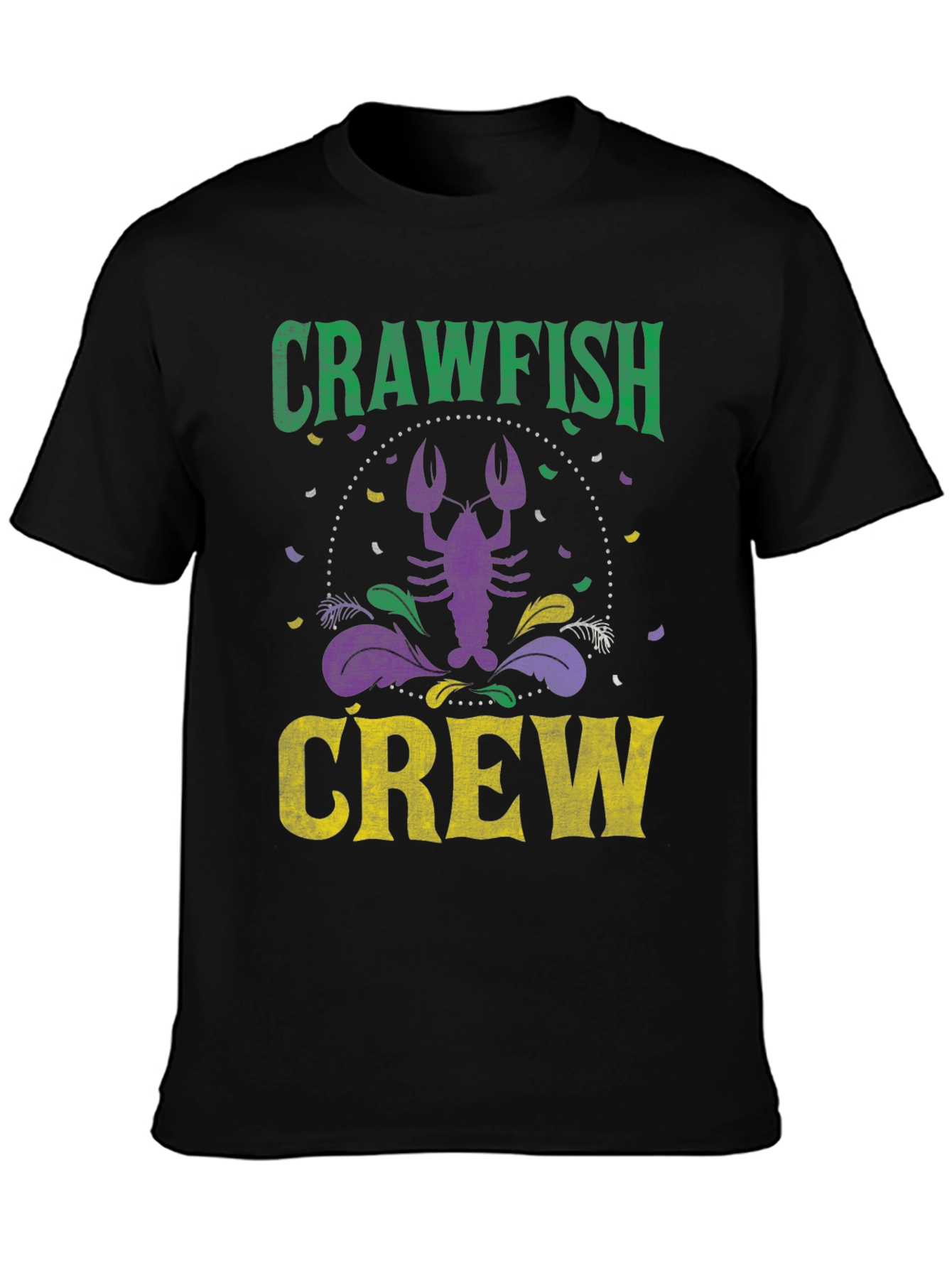 Crawfish Crew Mardi Gras T-Shirt