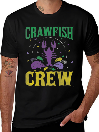 Crawfish Crew Mardi Gras T-Shirt